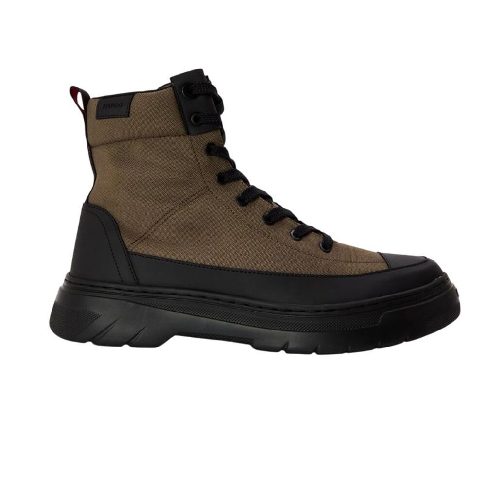 Hugo Boss Womens/Ladies Urian Halb Leather Ankle Boots / Dark Green